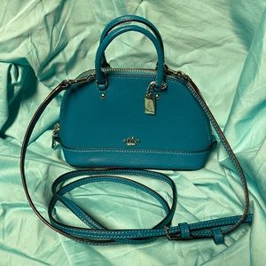 Coach Turquoise Micro Mini Satchel